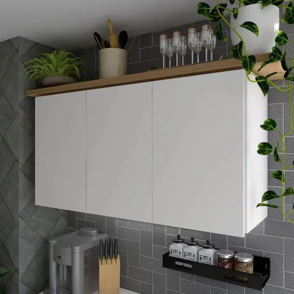 Armário Multiuso De Parede Aéreo Cores