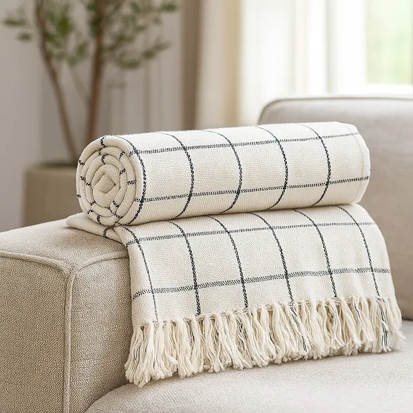 Manta Gigante GG 1,80×2,40m Sofá Cama Decorativa Disponivel Listrada e Lisa