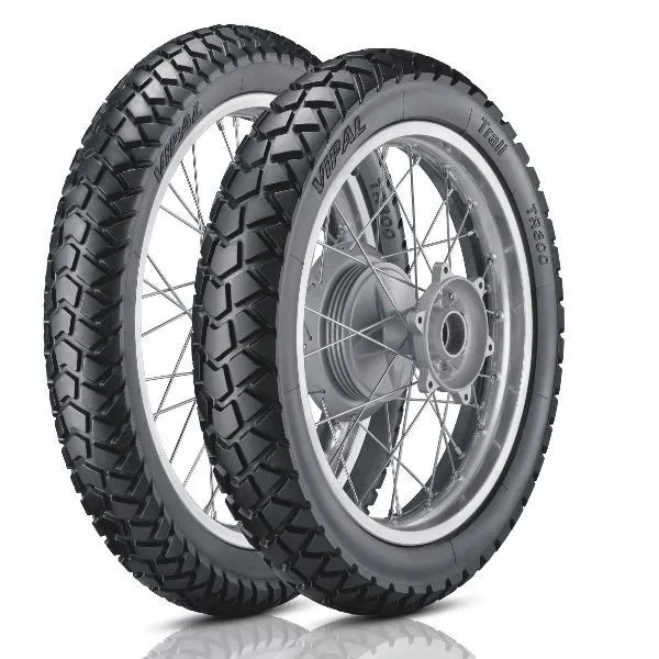 Par Pneu Moto Vipal 110/90-17 + 90/90-19 Tr300 | Bros150 bros 160 crosser150