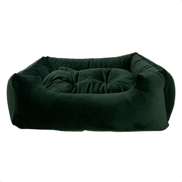 Cama Caminha Pet Suede Enchimento Siliconado e Zíper Removível