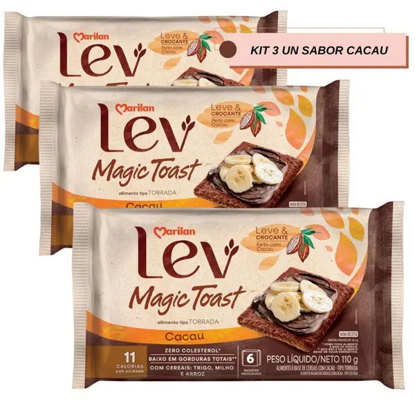 Magic Toast Cacau da Marilan Lev