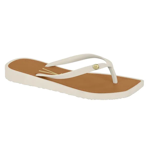 Chinelo Feminino Vizzano Bico Quadrado Pingente Macio Salto Rasteiro