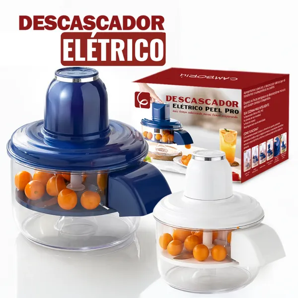 Descascador Elétrico Para Descascar Uvas Frutas Alho Tomate