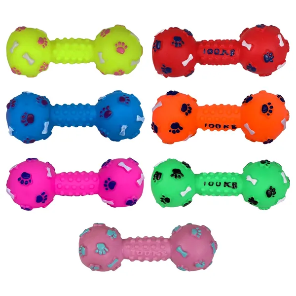 Brinquedo para Cachorro Halteres de Vinil Savana Pet