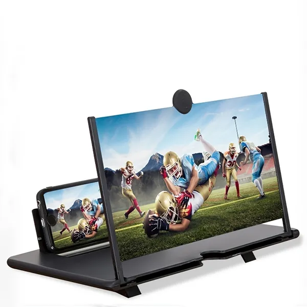 Amplificador De Imagem Da Tela Do Celular Lupa 3D 21,6CM 16,6CM 2,7CM Promoção