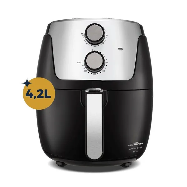 Air Fryer Britânia 4,2L Dura Mais 1500W