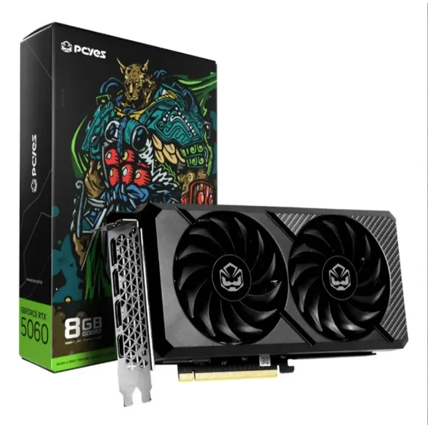 Placa de Vídeo Pcyes GeForce RTX 5060 8GB GDDR7 128-Bits