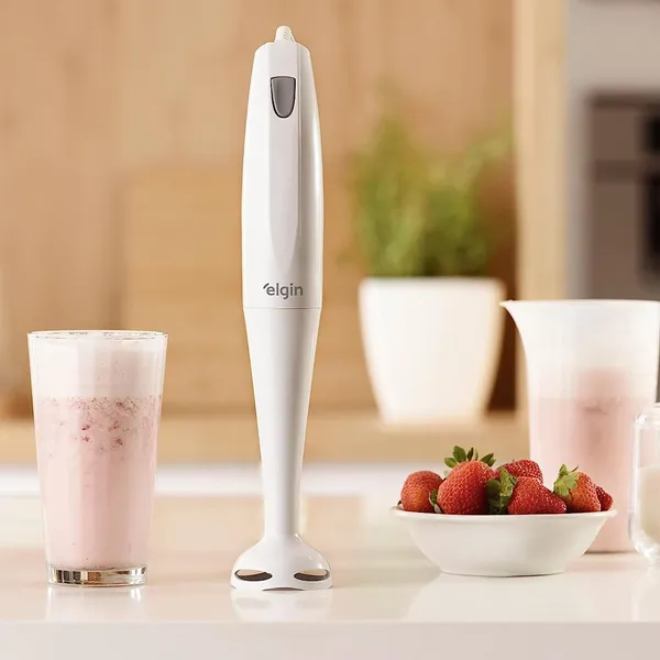 Mixer de mão Elgin 2 em 1 Branco Original 200W 700ml