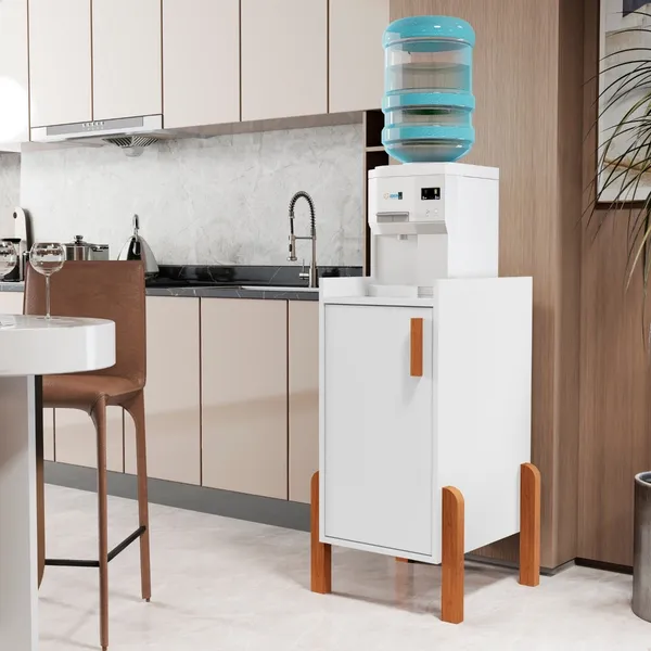 Armario Balcão Organizador Multiuso Galão de Agua Bebedouro Fruteira e Suporte para Bebedouro Cozinha Escritorio