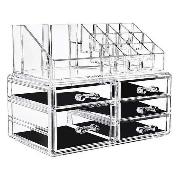 Organizador de Cosméticos Acrilico 4/5 Gavetas Maquiagem