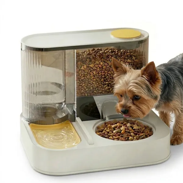Comedouro e Bebedouro Mais Dog Automático Premium Pet Para Cães e Gatos 2em1