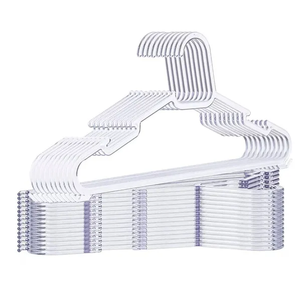 50 cabides acrílico adulto reforçado para loja direto da fabrica