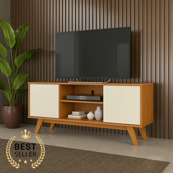 TOP VENDAS Rack Sala De Estar Multiuso para TV até 50 Polegadas Turim