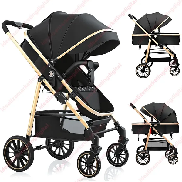 Carrinho De Bebê Passeio Alça Reversível System Até 15 Kg