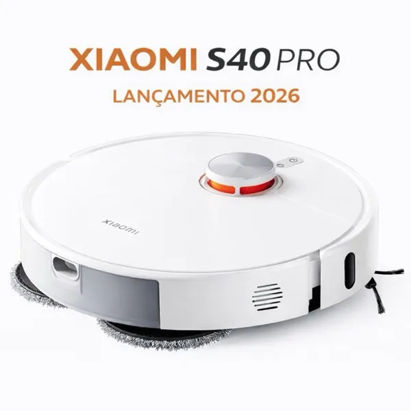 Robô Aspirador Xiaomi S40 Pro | 15.000Pa | Lançamento 2026 | Original Lacrado