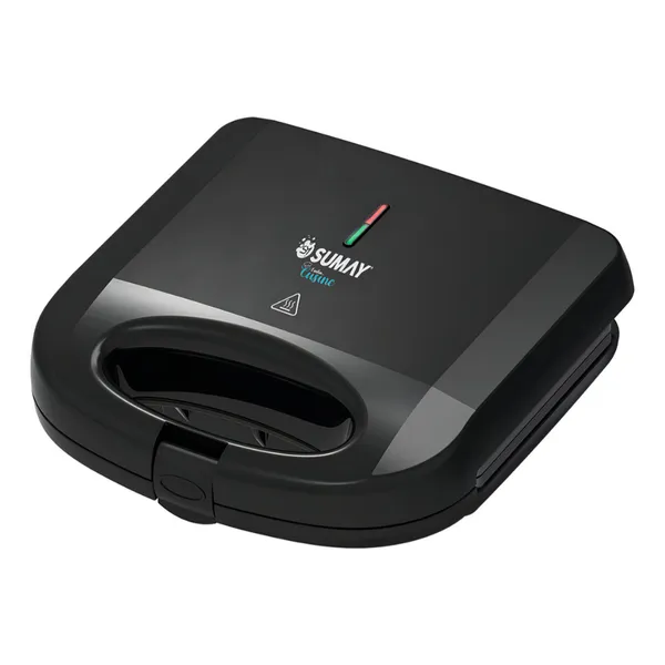 Sanduicheira Grill 2 em 1 Antiaderente Sumay Preto