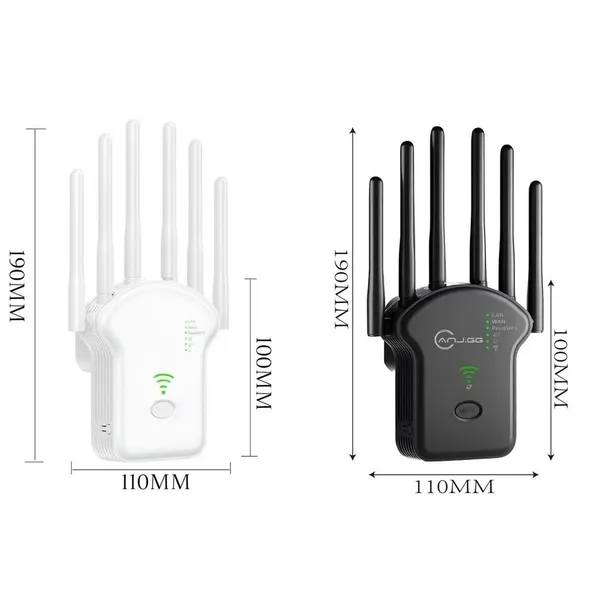 Repetidor Wifi 2800m 6 Antenas Roteador Amplificador De Sinal Modem 300MBPS