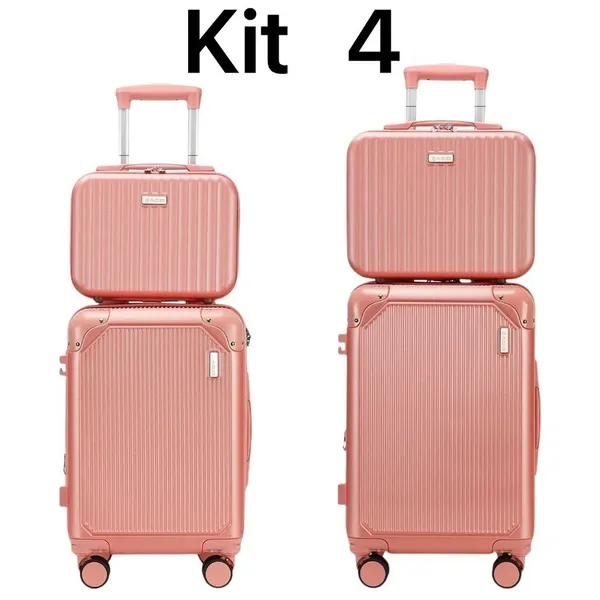 Kit Conjunto de 4 Malas de Viajem G/M/P/PP