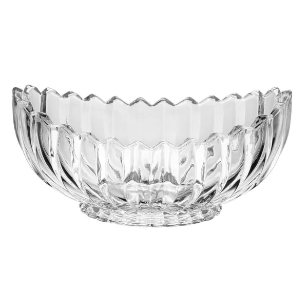 Centro de Mesa Wolff Geneva Cristal 28cm Decoração Sofisticada