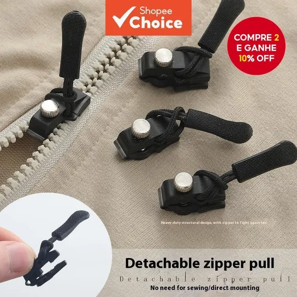 Conjunto Reparador de Zíper 6 Peças