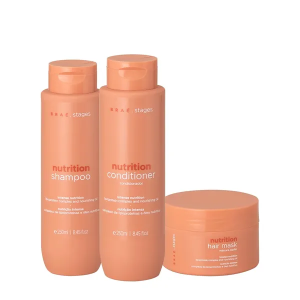 Kit Braé Stages Nutrition Home Care (3 produtos)