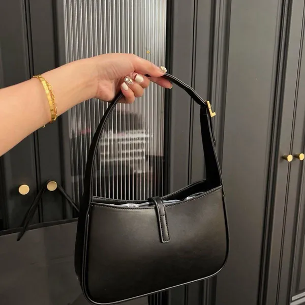 Moda Baguette Saco Axilas hobo Couro De Alta Qualidade Simples Bolsa De Ombro Feminina LE