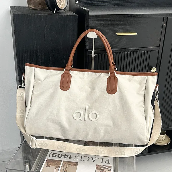 a10 Bolsa De Viagem Minimalista Japonesa Ombro De Nicho Tote De Grande Capacidade Ioga