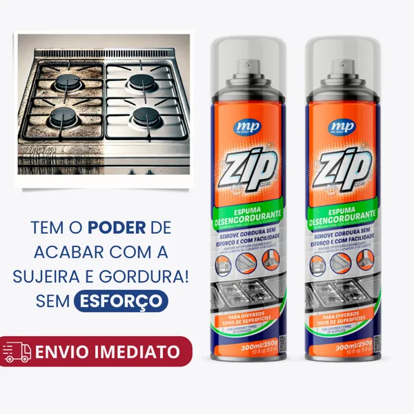 Kit 2 Espuma Desengordurante Zip Clean 300ml My Place
