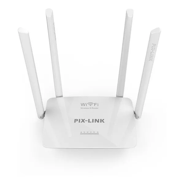 Pixlink roteador Wi-Fi 300Mbps repetidor com 4 antenas de alto ganho
