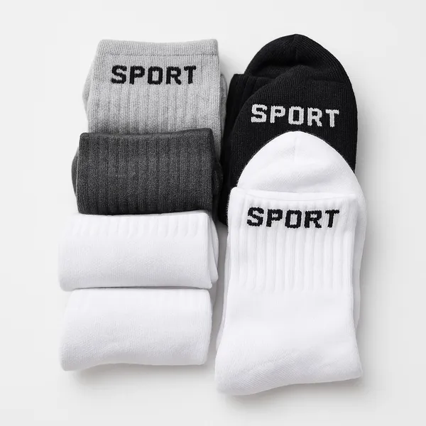 Kit 12 Pares de Meias Cano Alto Algodão Unissex 37-44 - Conforto e Estilo com Entrega Rápida （meia Sport--001）