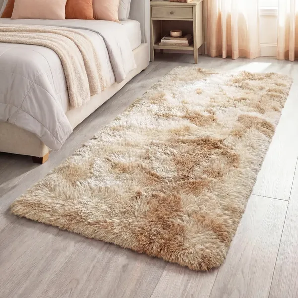 Tapete Passadeira 2,00 x 0,60 Corredor Quarto Sala Beira de Cama Felpudo Peludo