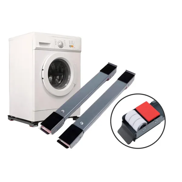 Suporte de Base com Rodinha para Geladeira, Fogão e Máquina de Lavar até 200kg