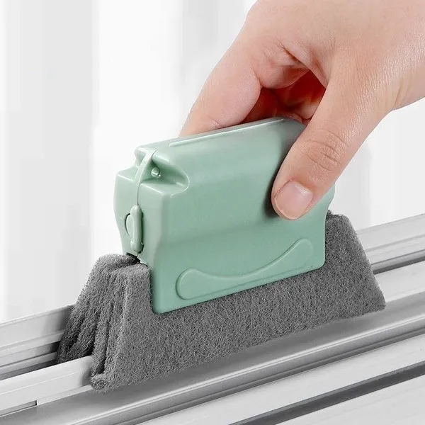 Limpador Janela Escova Limpeza Cantos Multiuso Janelas Cozinha Fogão Limpa Canto Casa Microfibra