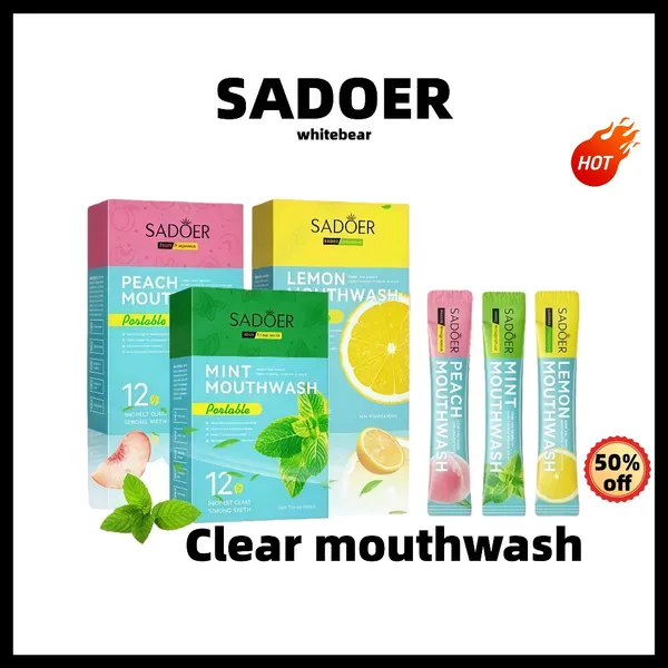 Sador Fruit Flavored Colutório 24 Horas Proteção Extra Forte para Gengivas