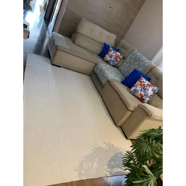 Tapete  sala ou quarto 100% algodão, modelo zig zag , lavável em máquina,1,50 x1,50 - 1,50x2,00 - 1,50x 2,50 - 1,50x3,00