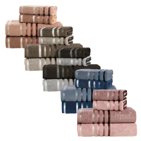 Jogo De Toalha Banho Gigante Karsten Grossa 4 Peças Lumina 100% Algodão Fio Penteado Unika