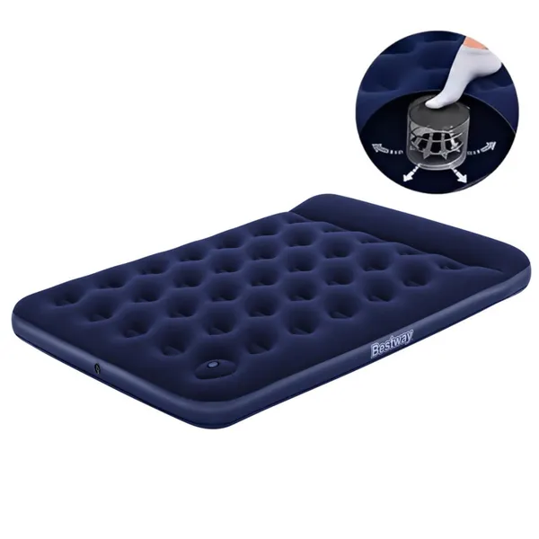 Colchão Inflável Casal Full 191x137x28cm com Bomba Interna Bestway