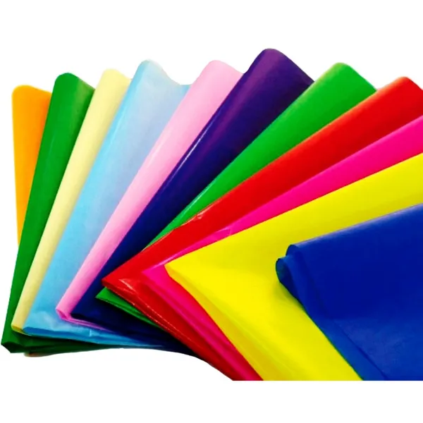 Papel de Seda 30x30 Branco e Cores c/100