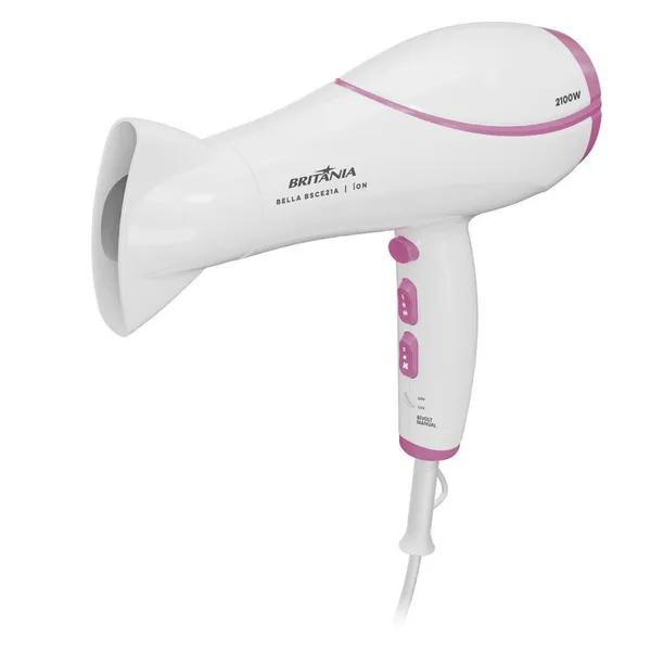 Secador de Cabelos Britânia Bivolt 2100W BELLA BSCE21A