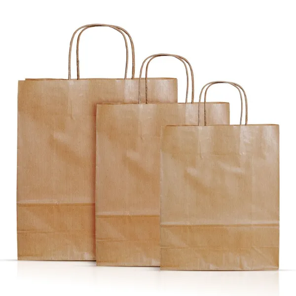 Sacola Papel Kraft Alça PP P M G 50und lembrancinha presente Páscoa