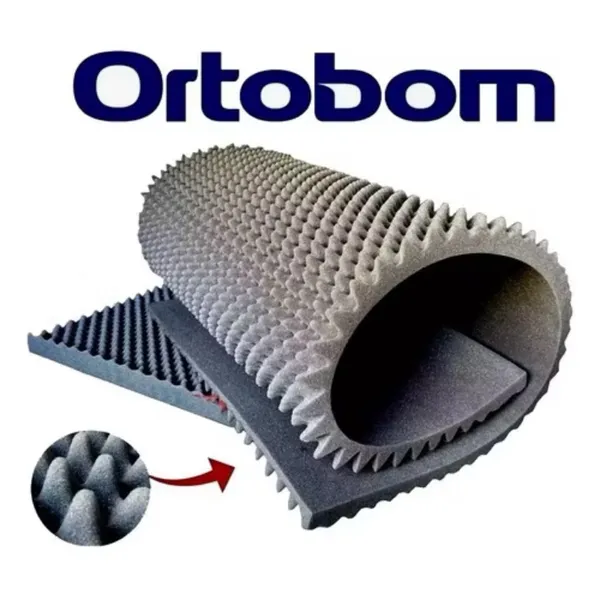 Pillow Top Massageador Colchonete Caixa De Ovo Casca De Ovo Anti-escaras Ortobom Solteiro