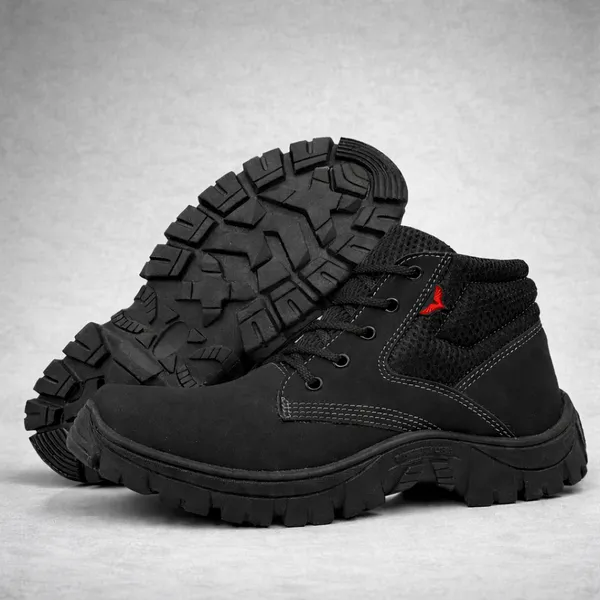 Coturno Bota Trabalho Resistente Confortavel Macio Seguro