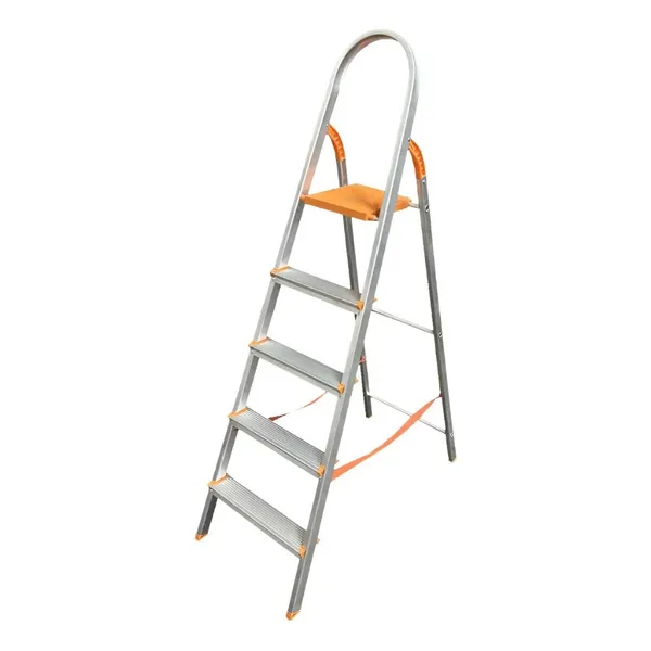 Escada de Alumínio 5 degraus Residencial EDS005 Ágata