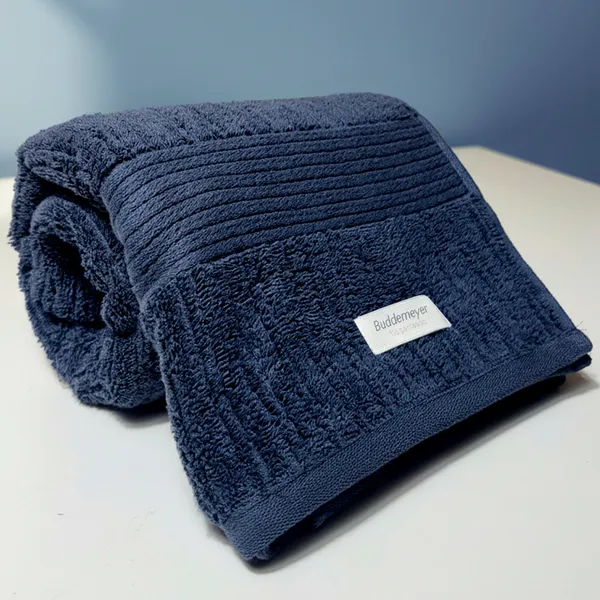 Toalha De Banho Buddemeyer Fio Penteado 100% Algodão Macia Grande Gramatura 500 Canelado 70 x 140cm