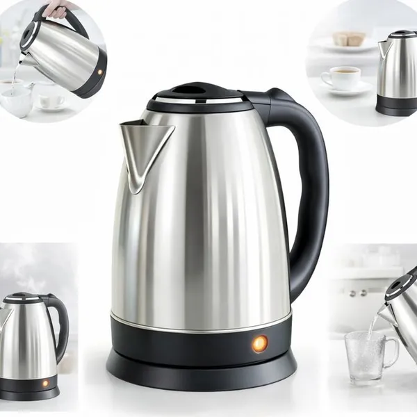 Chaleira Elétrica Jarra Café Chá Inox 110v