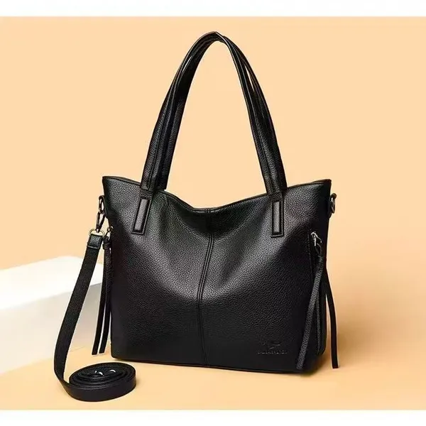 Bolsa Grande Tote Feminina Moderna E Elegante Ombro Transversal Com Confeccionada Em Couro