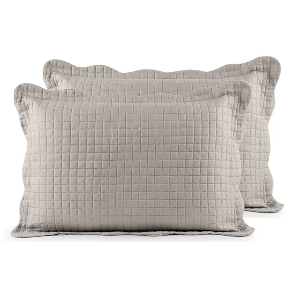 Kit 2 Porta Travesseiros Matelasse Pastilhas 70x50cm 150 Fios Percal Matelado com Abas Americanas