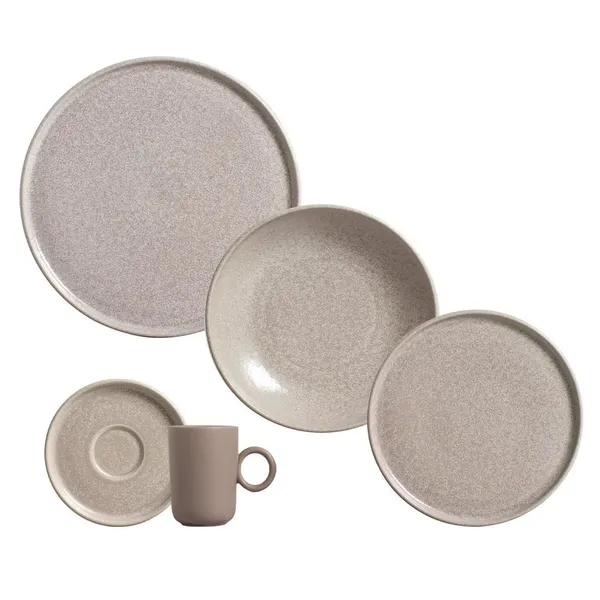 Aparelho de Jantar 20 Peças Basic Sandy - Day By Day