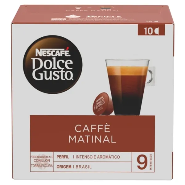 Cápsula Café Matinal Com 10 Unidades Dolce Gusto 140g