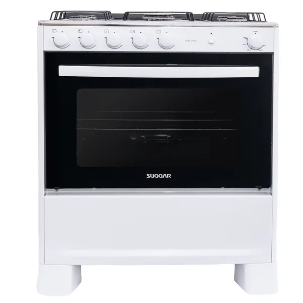 Fogão Suggar Cook Start Mesa Inox 5 Bocas Fgics520br Branco Bivolt